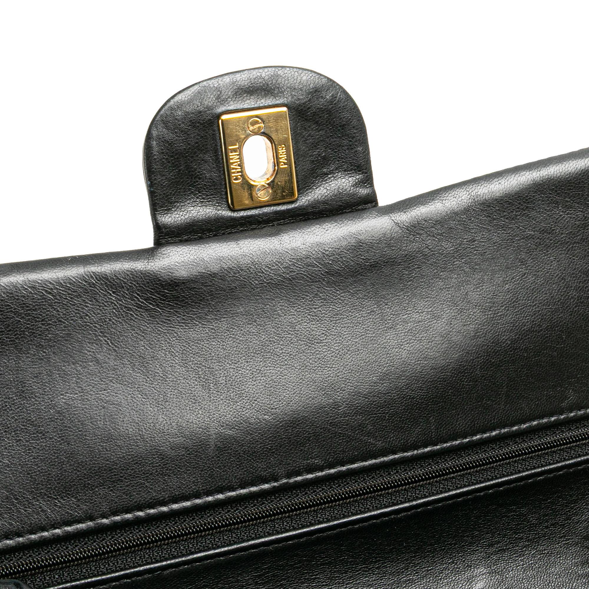 Chanel Medium Classic Chevron Lambskin Double Flap