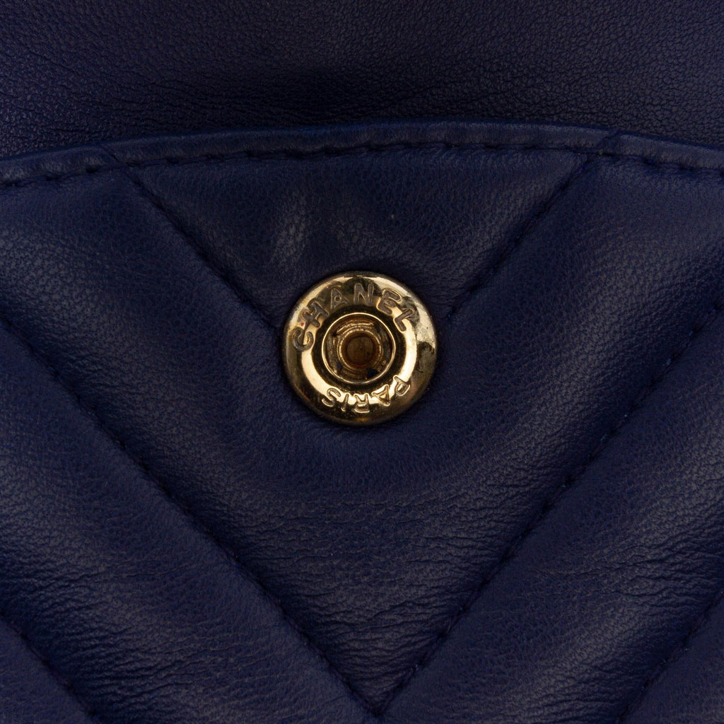 Chanel Medium Classic Chevron Lambskin Double Flap