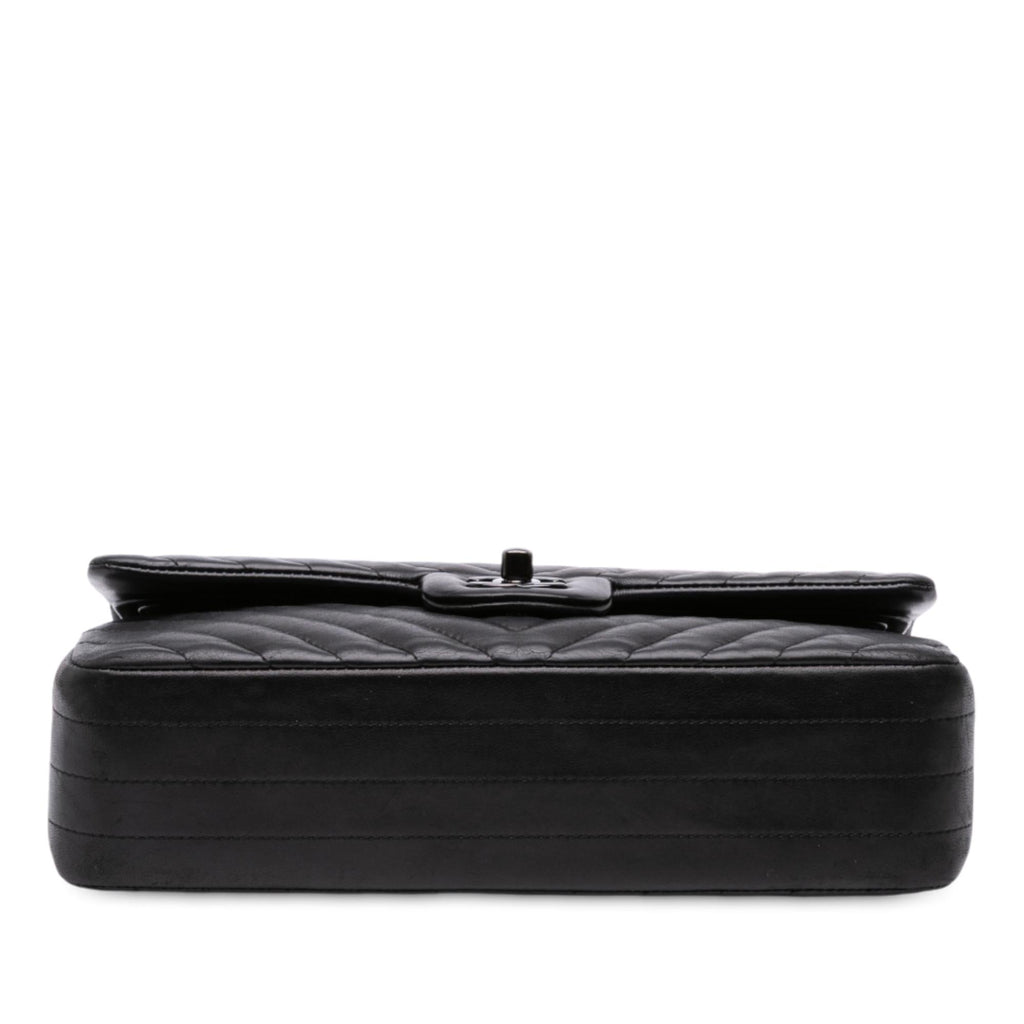 Chanel Medium Classic Chevron Lambskin Double Flap