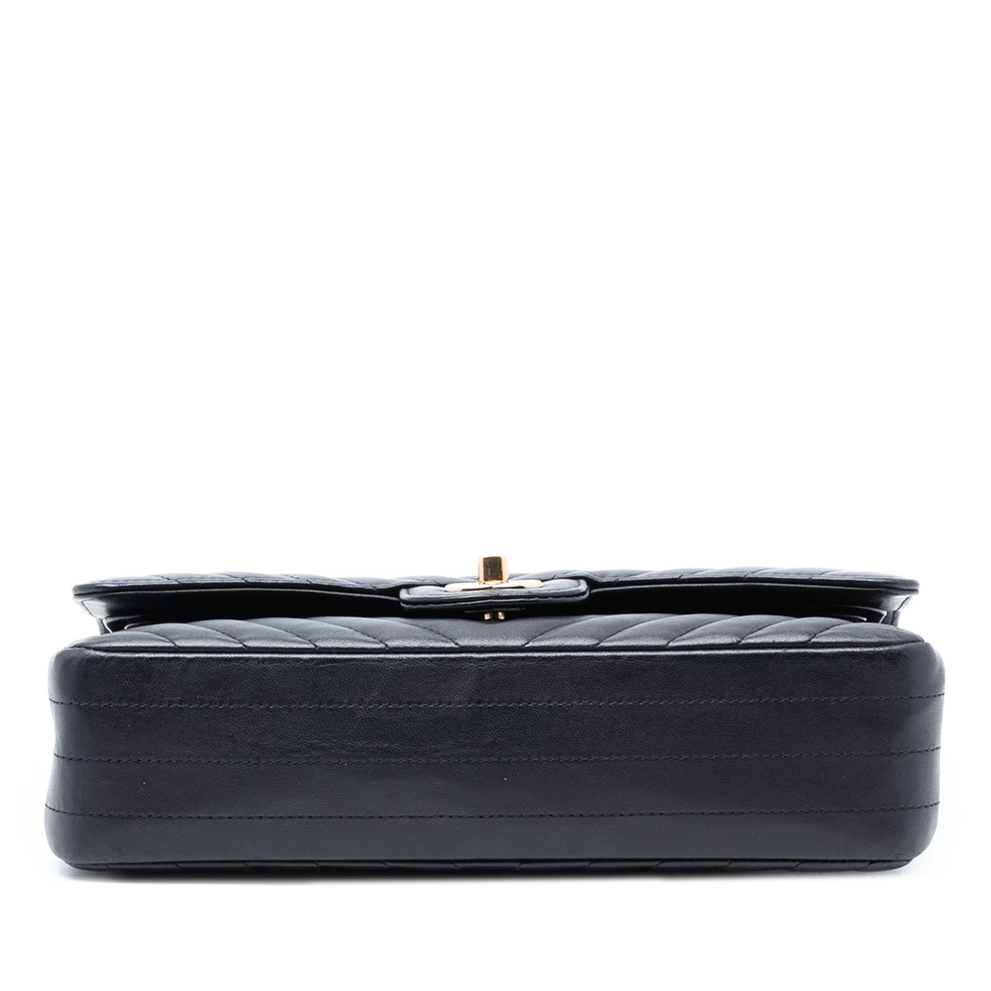 Chanel Medium Classic Chevron Lambskin Double Flap