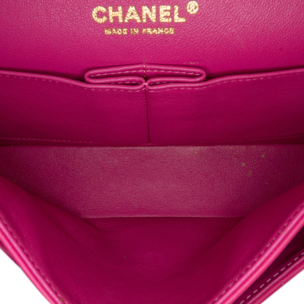 Chanel Medium Classic Chevron Lambskin Double Flap