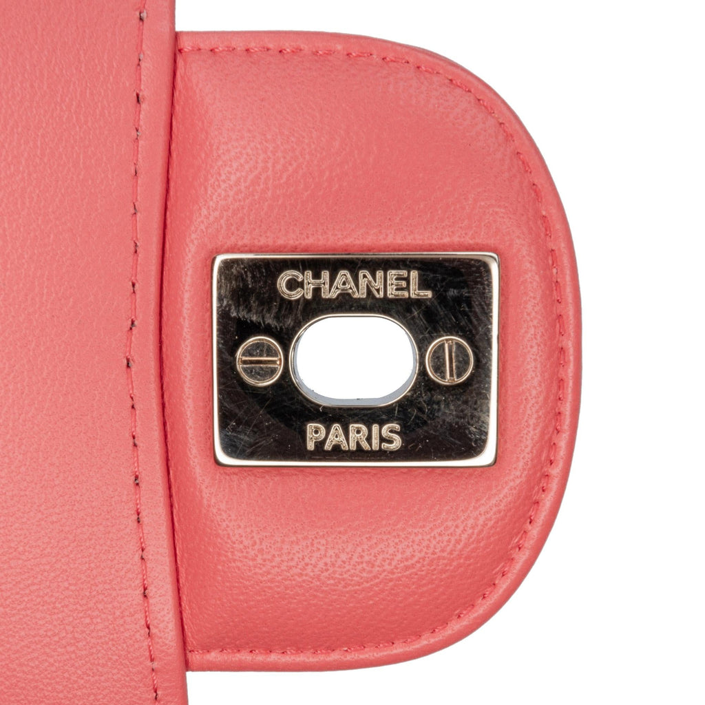 Chanel Medium Classic Chevron Lambskin Double Flap