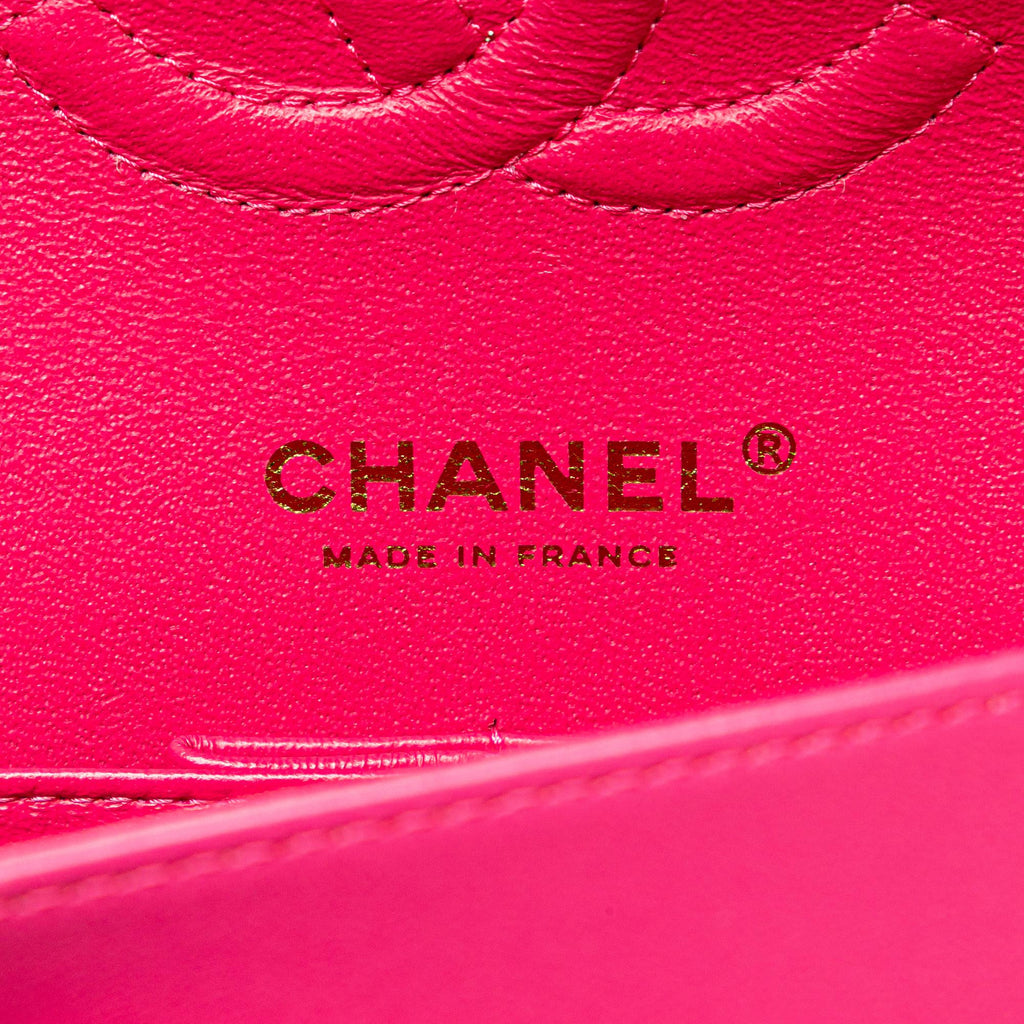 Chanel Medium Classic Chevron Lambskin Double Flap