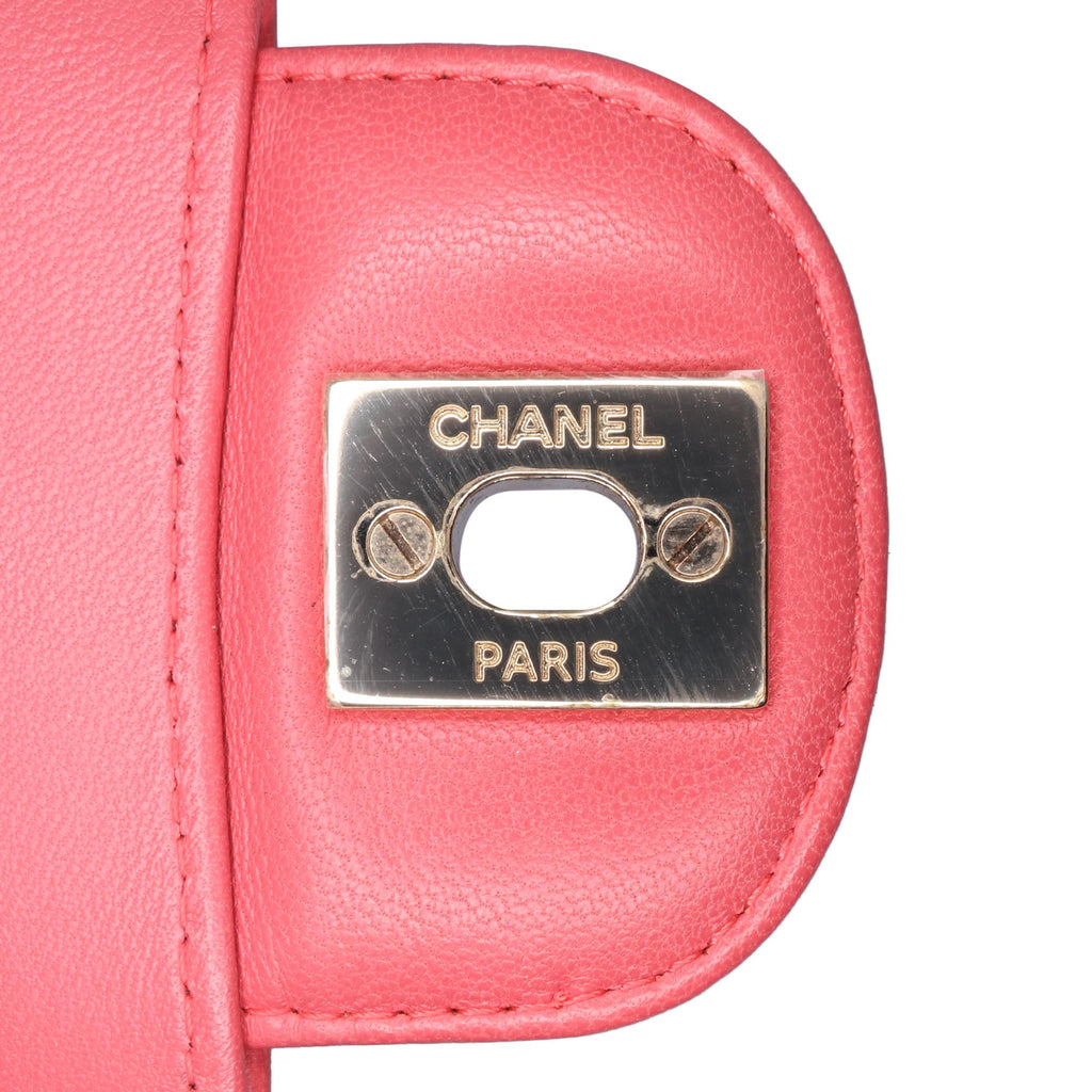 Chanel Medium Classic Chevron Lambskin Double Flap