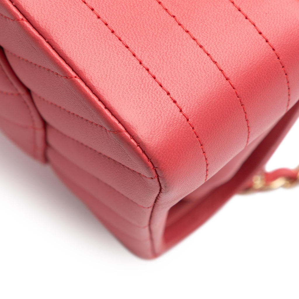 Chanel Medium Classic Chevron Lambskin Double Flap