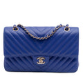 Chanel Medium Classic Chevron Lambskin Double Flap