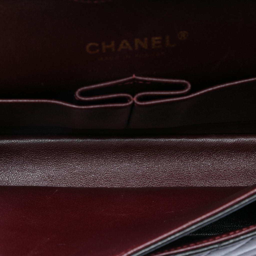 Chanel Medium Classic Chevron Lambskin Double Flap