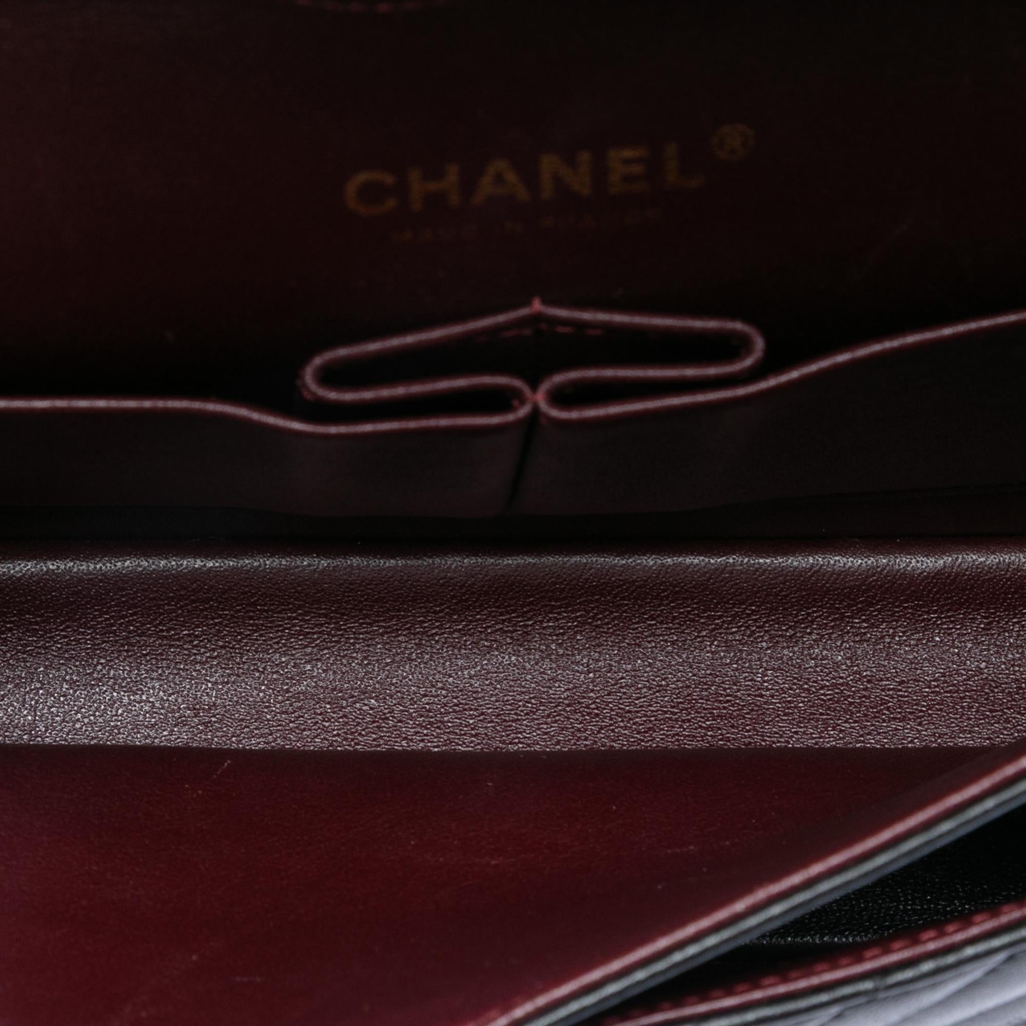 Chanel Medium Classic Chevron Lambskin Double Flap