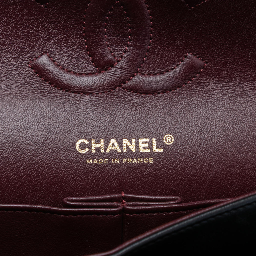 Chanel Medium Classic Chevron Lambskin Double Flap