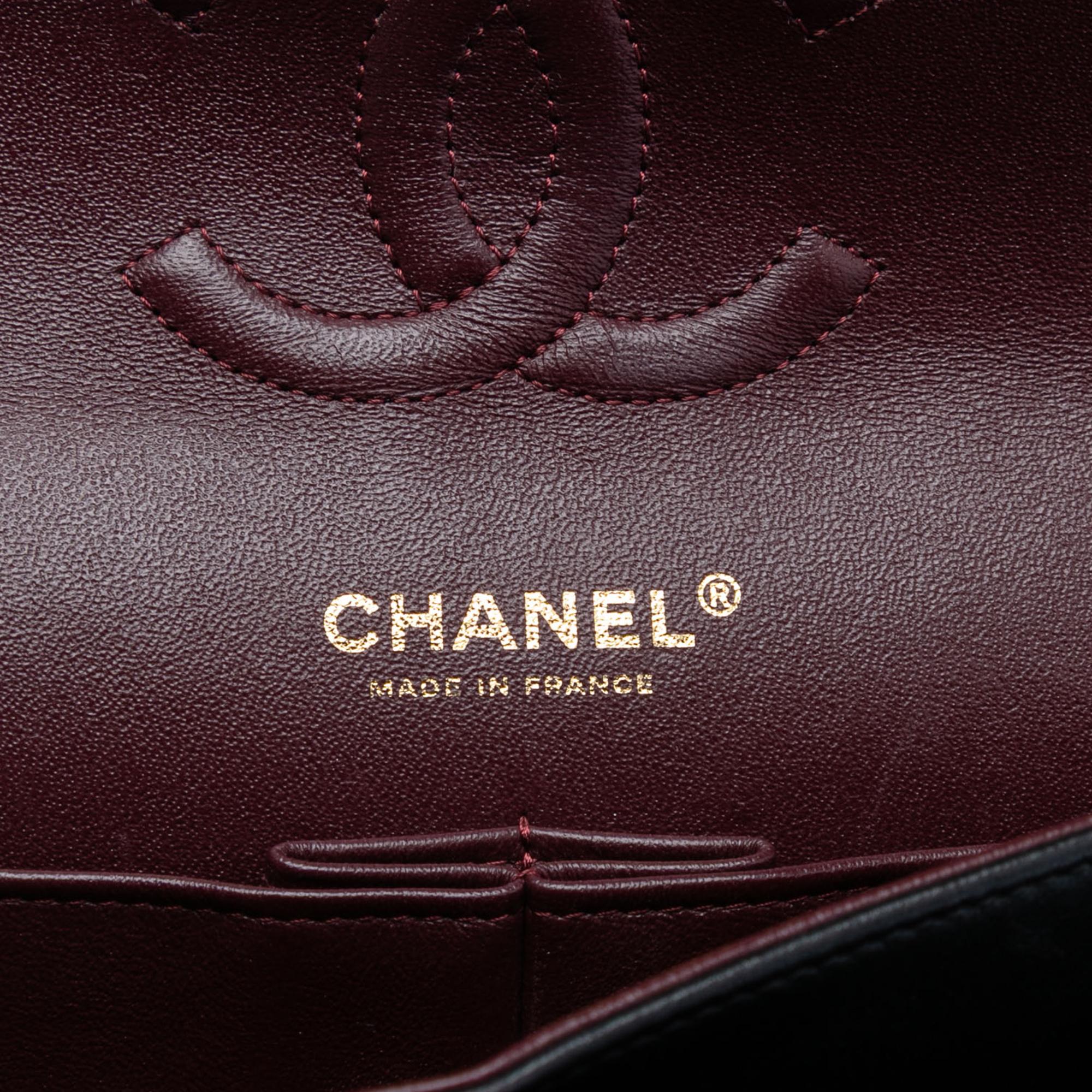 Chanel Medium Classic Chevron Lambskin Double Flap