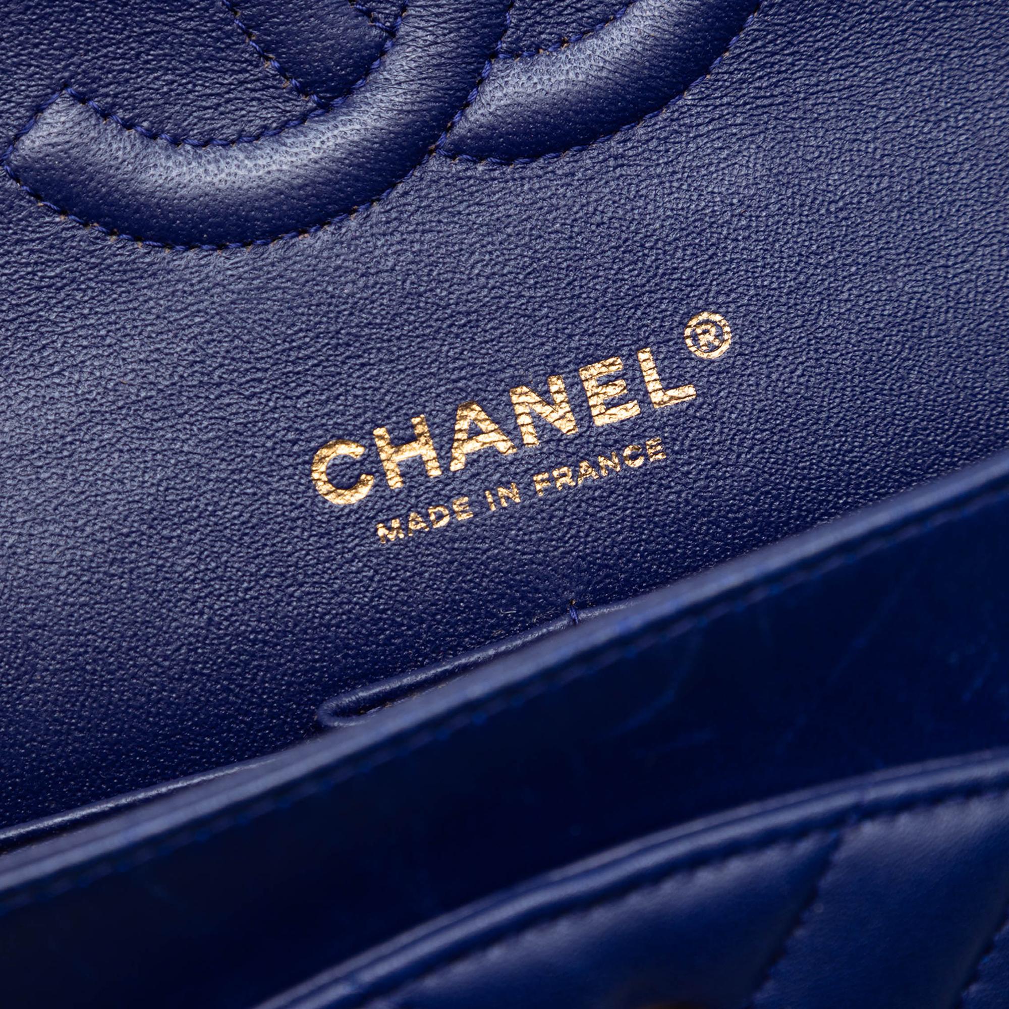 Chanel Medium Classic Chevron Lambskin Double Flap