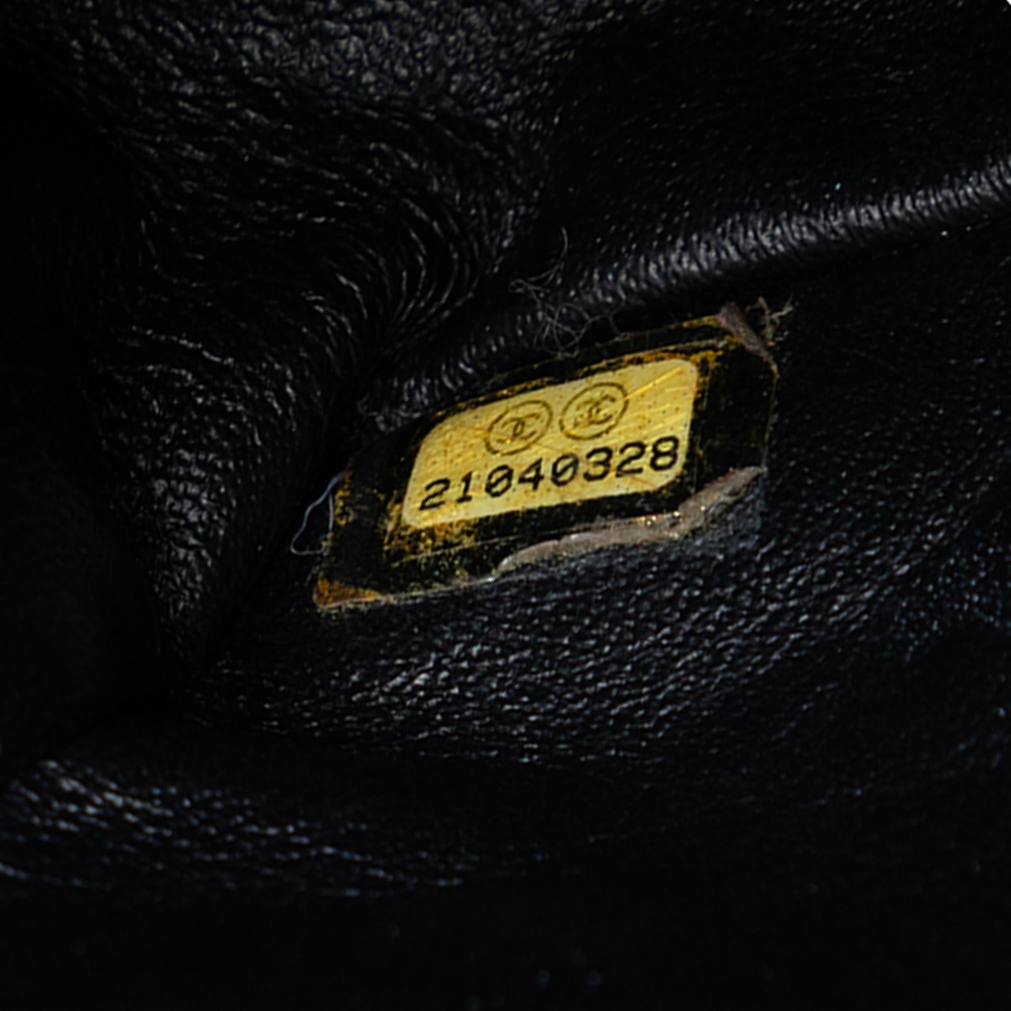 Chanel Medium Classic Chevron Lambskin So Black Double Flap