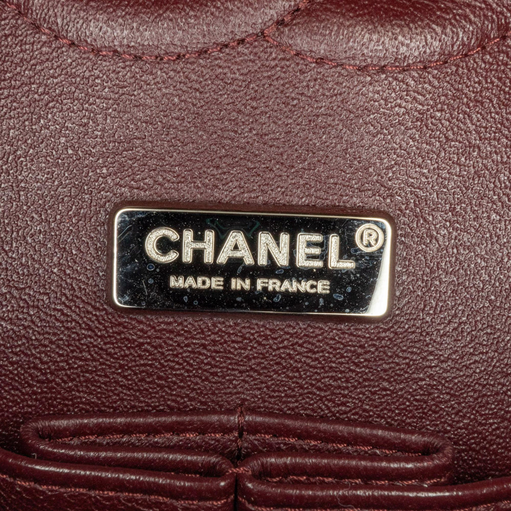 Chanel Medium Classic Color Block Lambskin Flower Double Flap (SHG-4vq8ym)