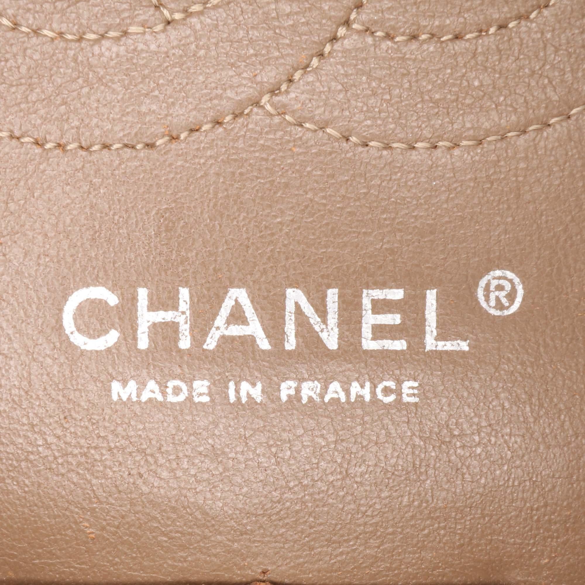 Chanel Medium Classic Crinkled Patent Double Flap