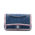 Chanel Medium Classic Denim Braided Single Flap