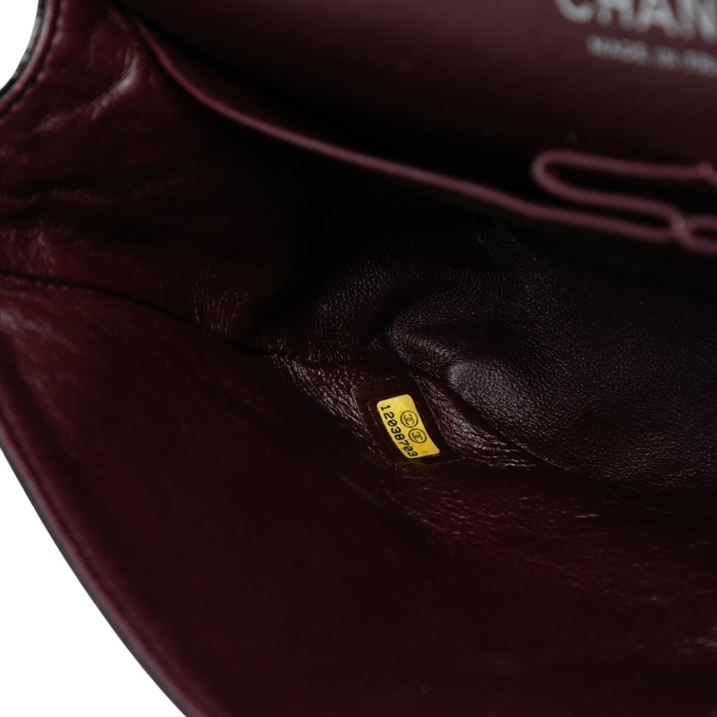 Chanel Medium Classic Distressed Patent Double Flap