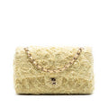 Chanel Medium Classic Fringed Tweed Double Flap