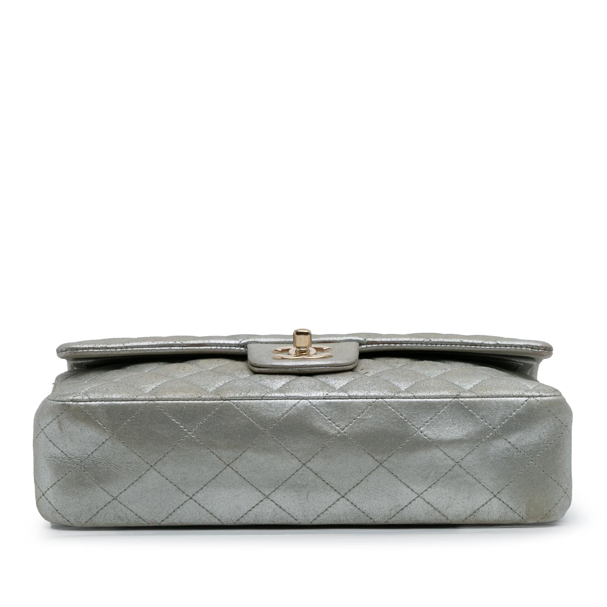 Chanel Medium Classic Iridescent Calfskin Double Flap