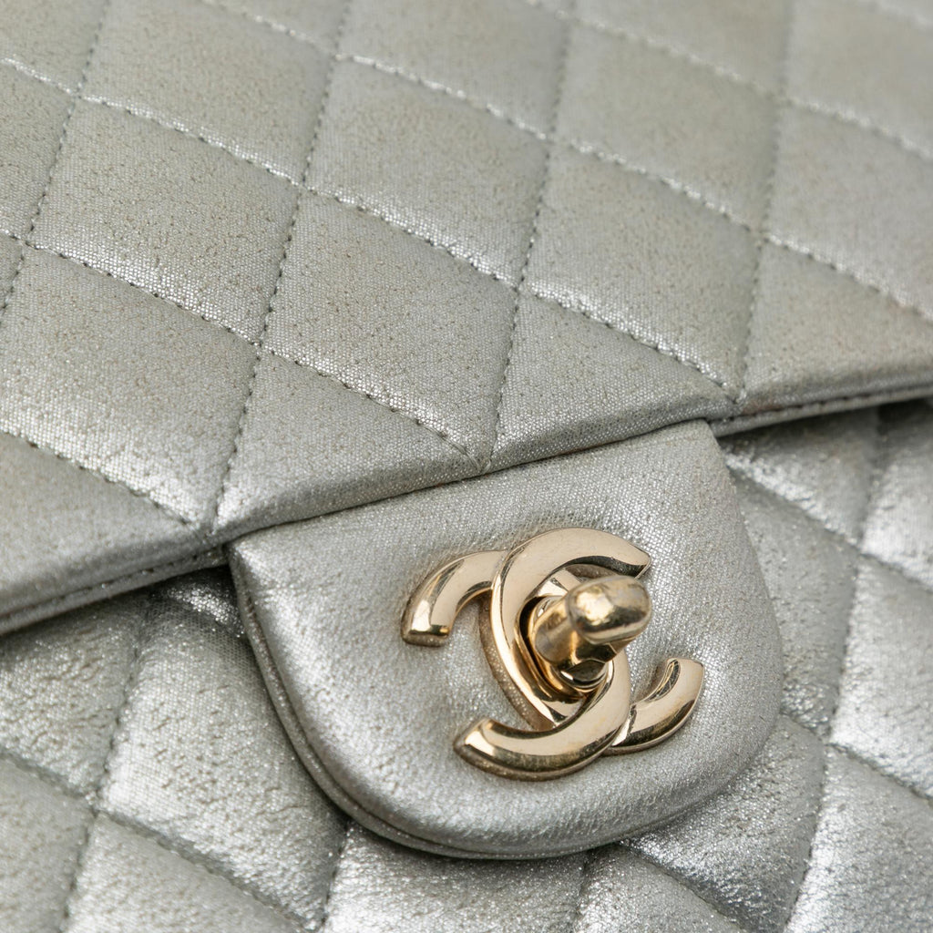 Chanel Medium Classic Iridescent Calfskin Double Flap