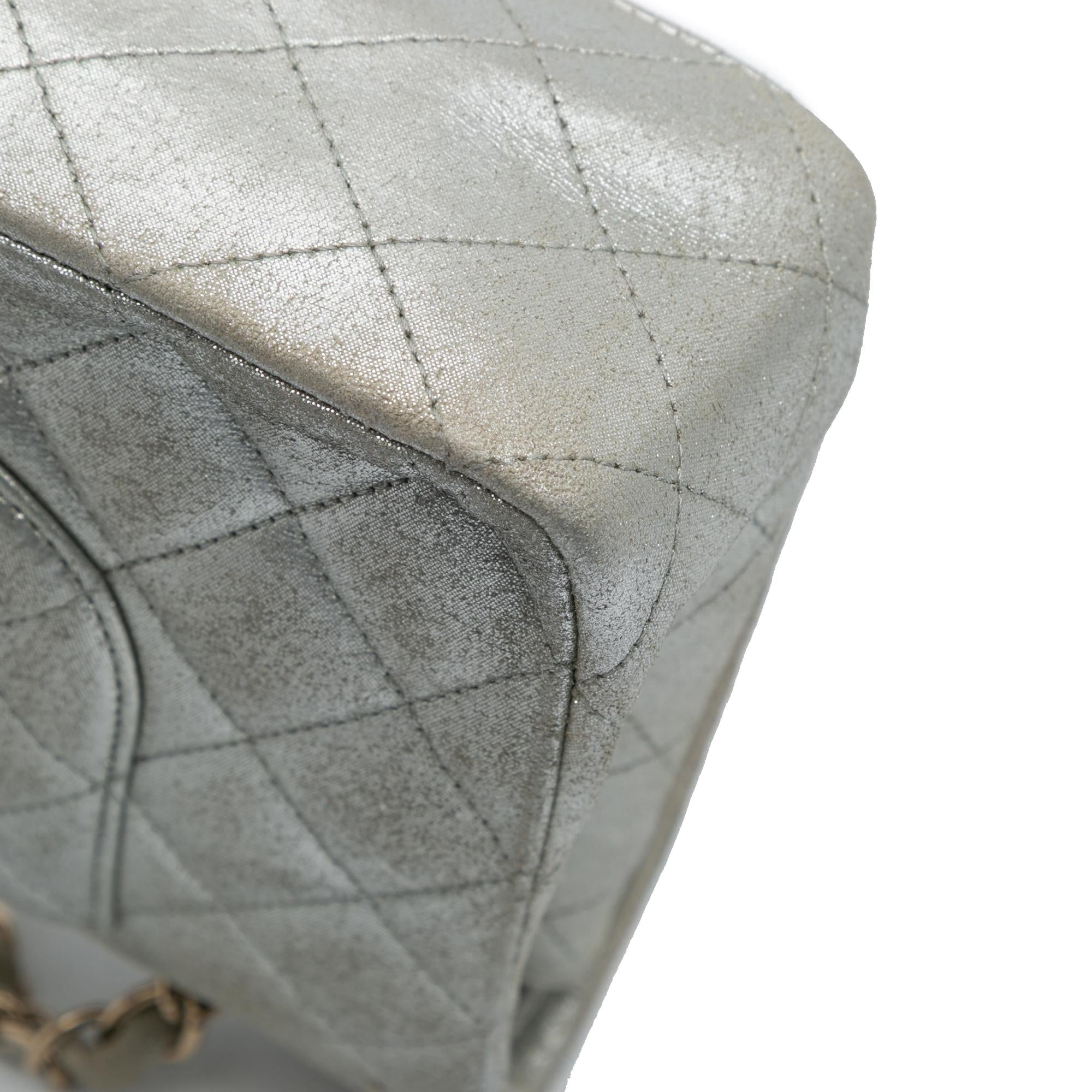 Chanel Medium Classic Iridescent Calfskin Double Flap
