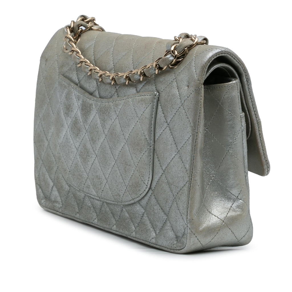 Chanel Medium Classic Iridescent Calfskin Double Flap