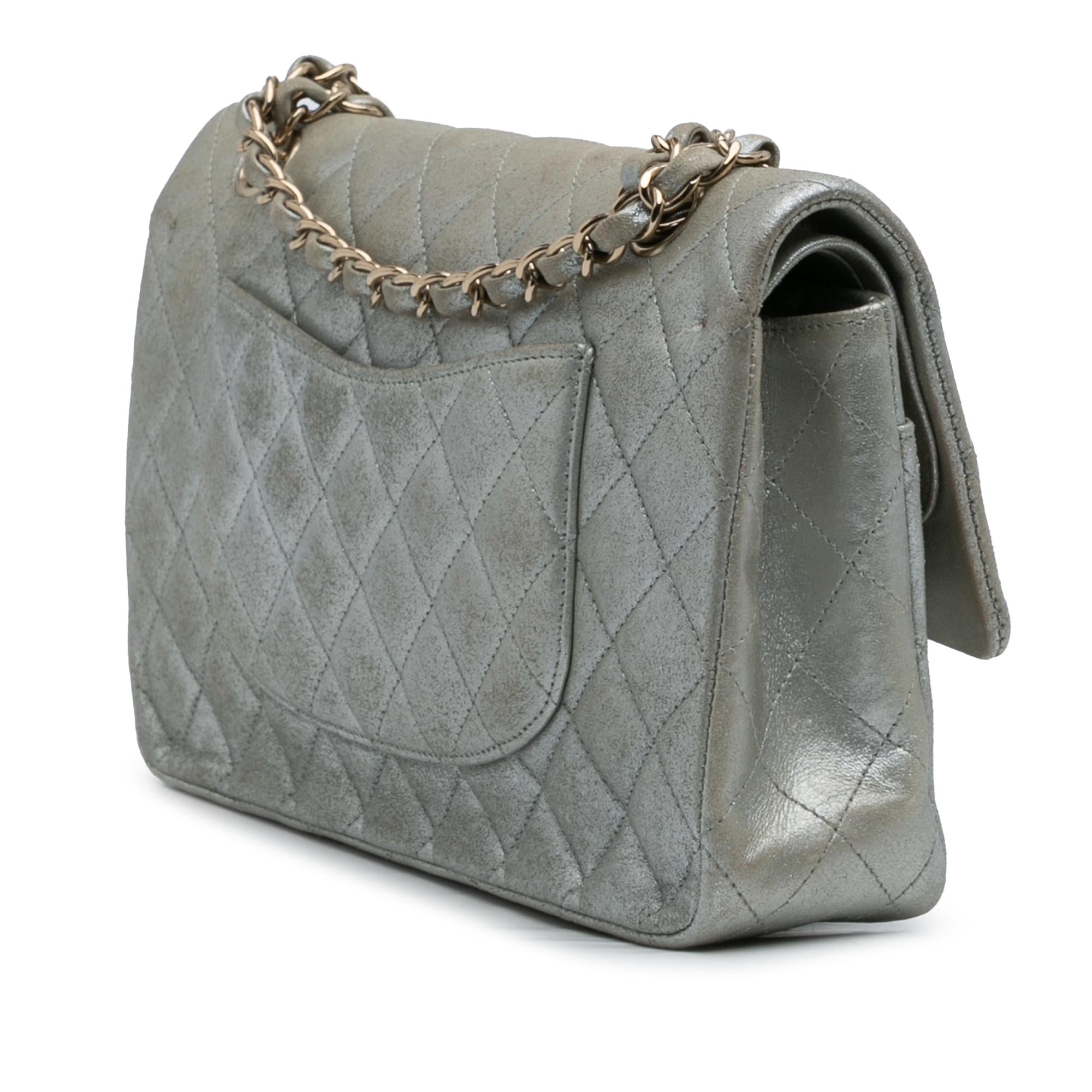 Chanel Medium Classic Iridescent Calfskin Double Flap