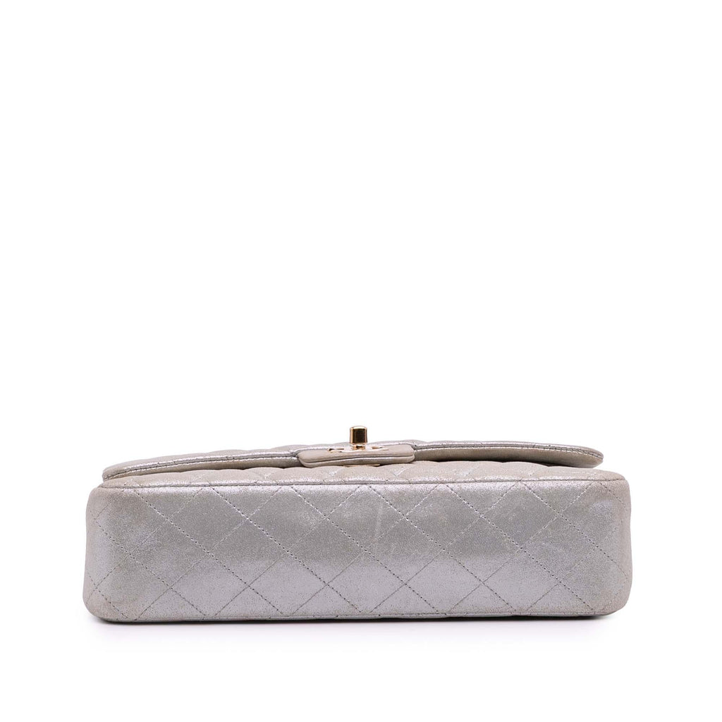 Chanel Medium Classic Iridescent Lambskin Double Flap