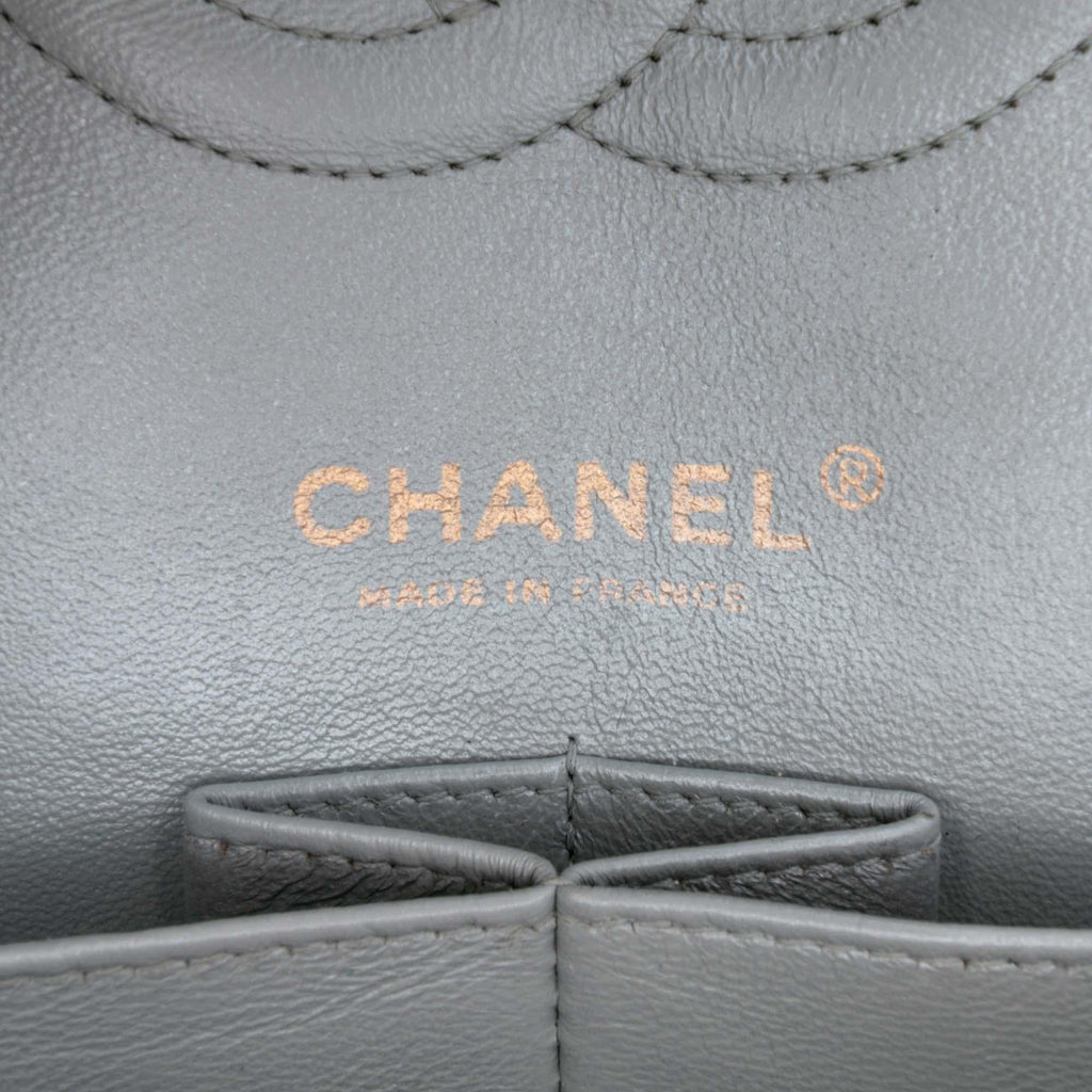 Chanel Medium Classic Iridescent Lambskin Double Flap
