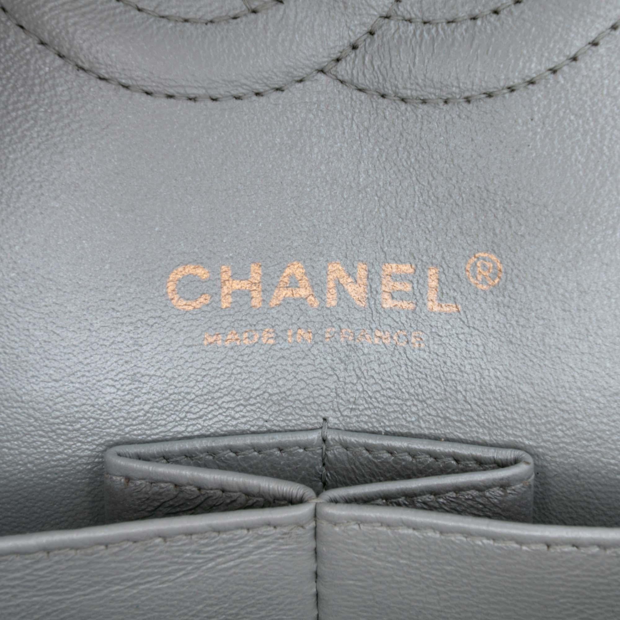 Chanel Medium Classic Iridescent Lambskin Double Flap