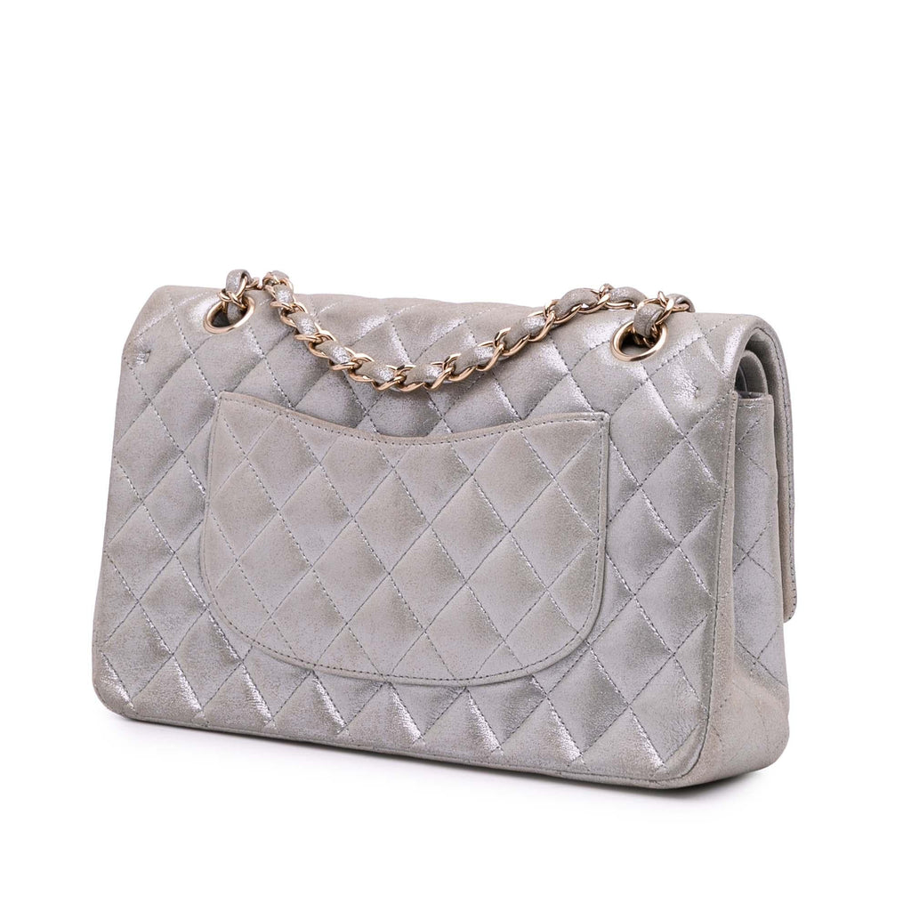 Chanel Medium Classic Iridescent Lambskin Double Flap