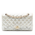 Chanel Medium Classic Iridescent Lambskin Double Flap