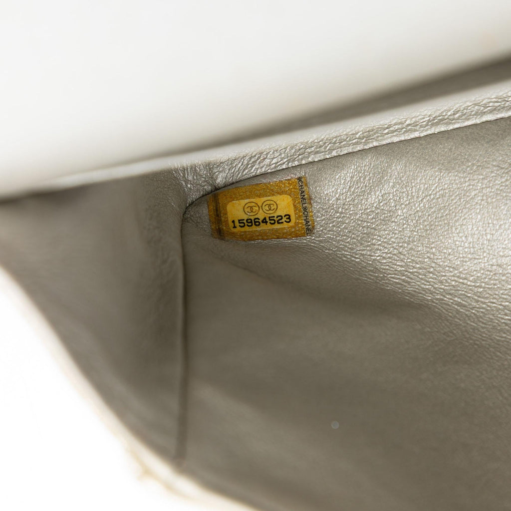 Chanel Medium Classic Iridescent Lambskin Double Flap