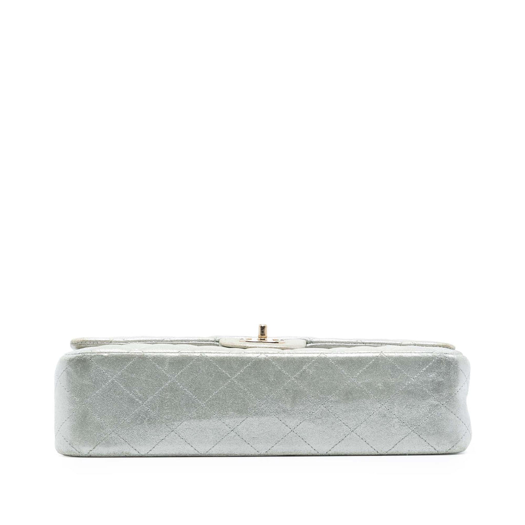 Chanel Medium Classic Iridescent Lambskin Double Flap