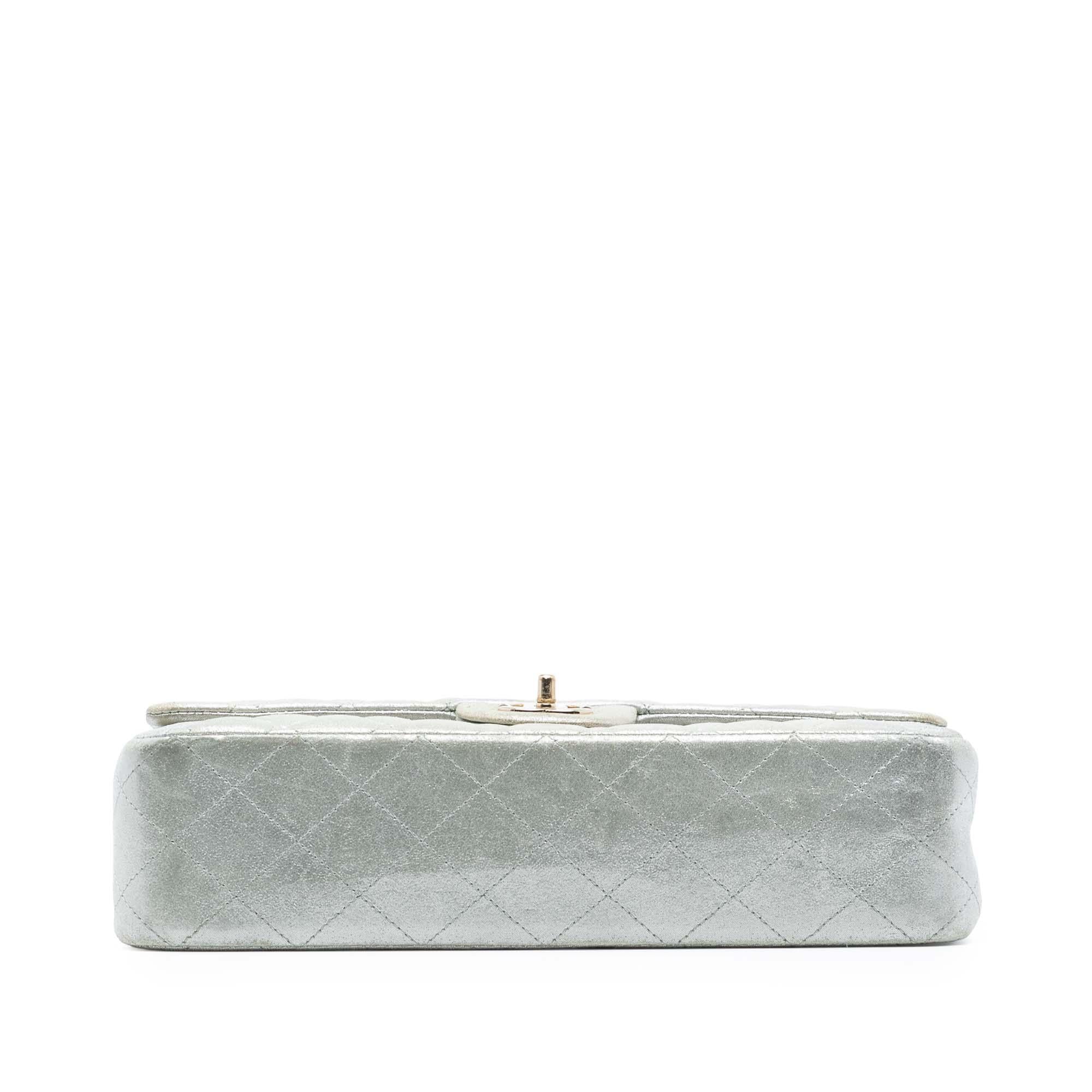 Chanel Medium Classic Iridescent Lambskin Double Flap