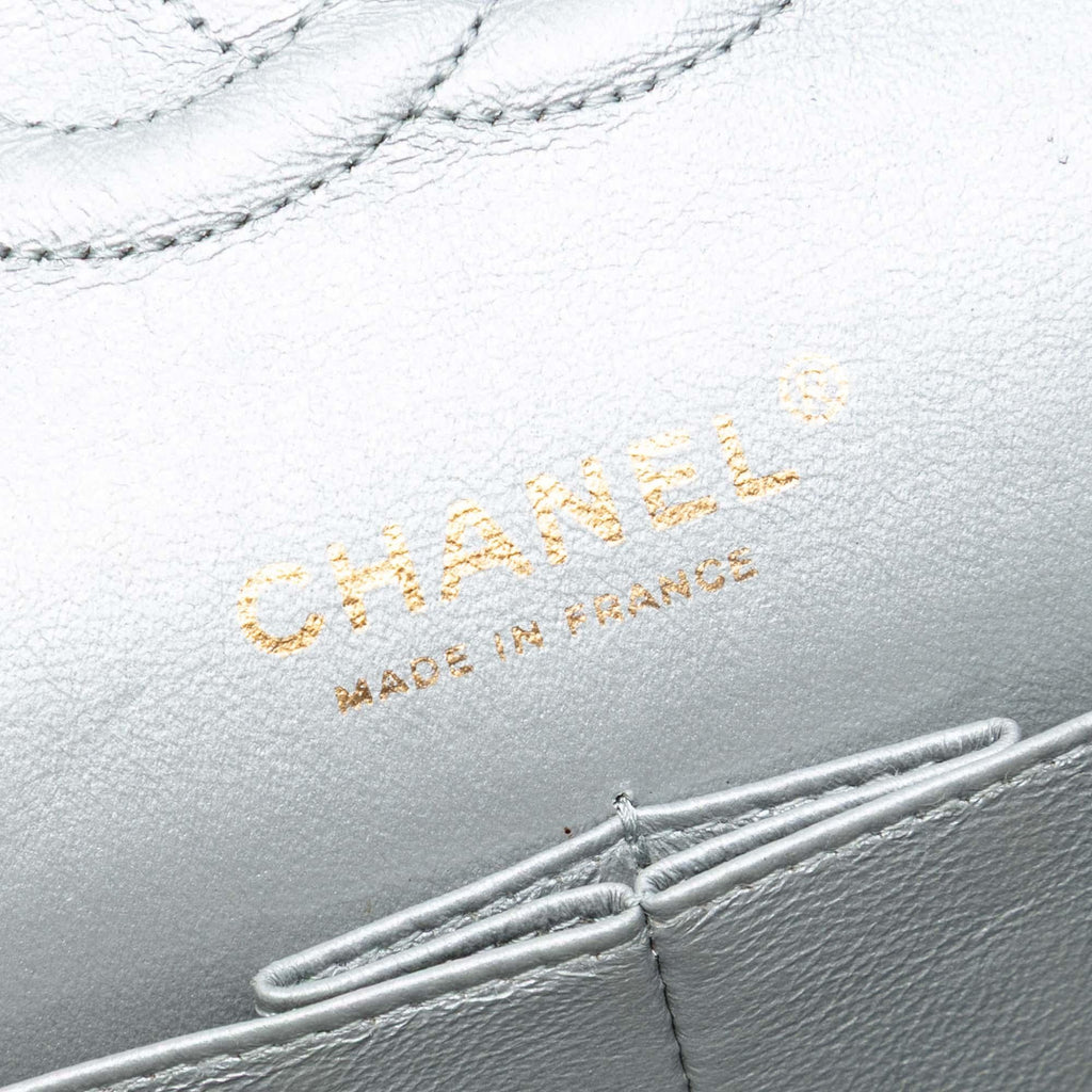 Chanel Medium Classic Iridescent Lambskin Double Flap