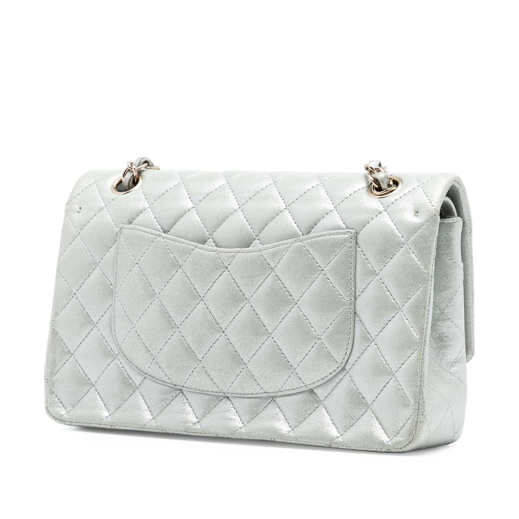 Chanel Medium Classic Iridescent Lambskin Double Flap