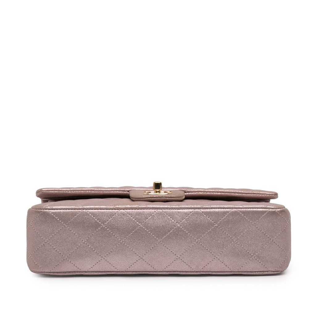 Chanel Medium Classic Iridescent Lambskin Double Flap
