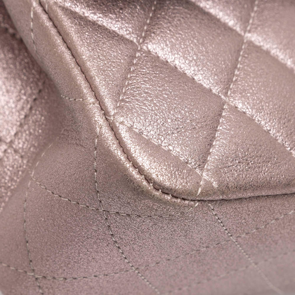 Chanel Medium Classic Iridescent Lambskin Double Flap