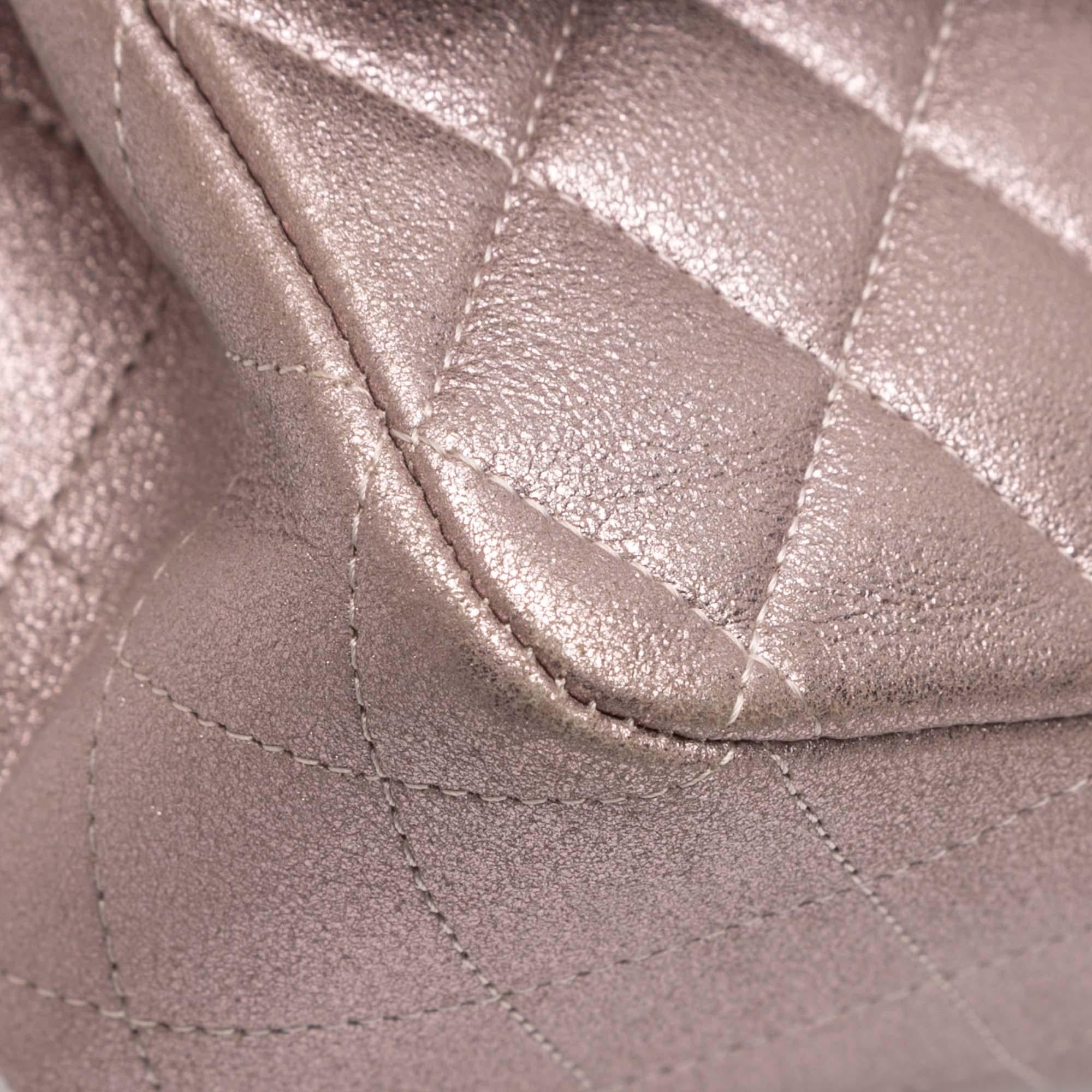 Chanel Medium Classic Iridescent Lambskin Double Flap