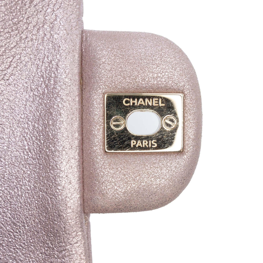 Chanel Medium Classic Iridescent Lambskin Double Flap