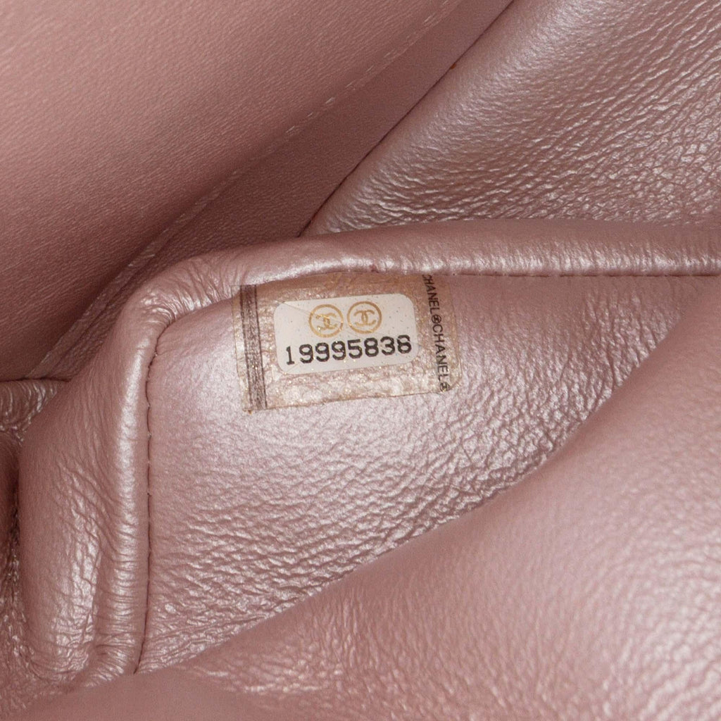 Chanel Medium Classic Iridescent Lambskin Double Flap