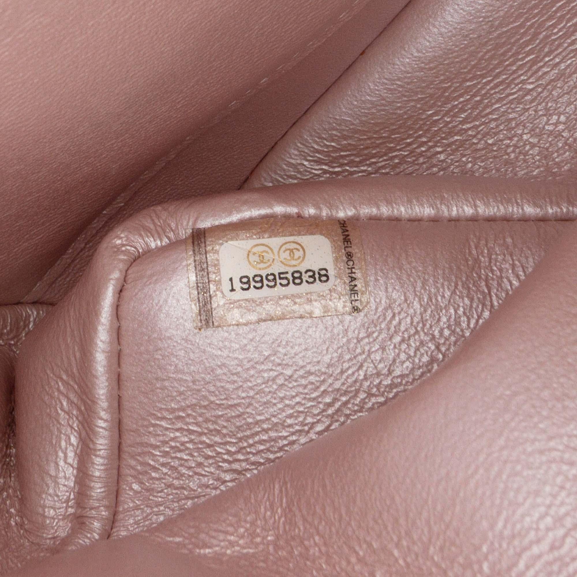 Chanel Medium Classic Iridescent Lambskin Double Flap