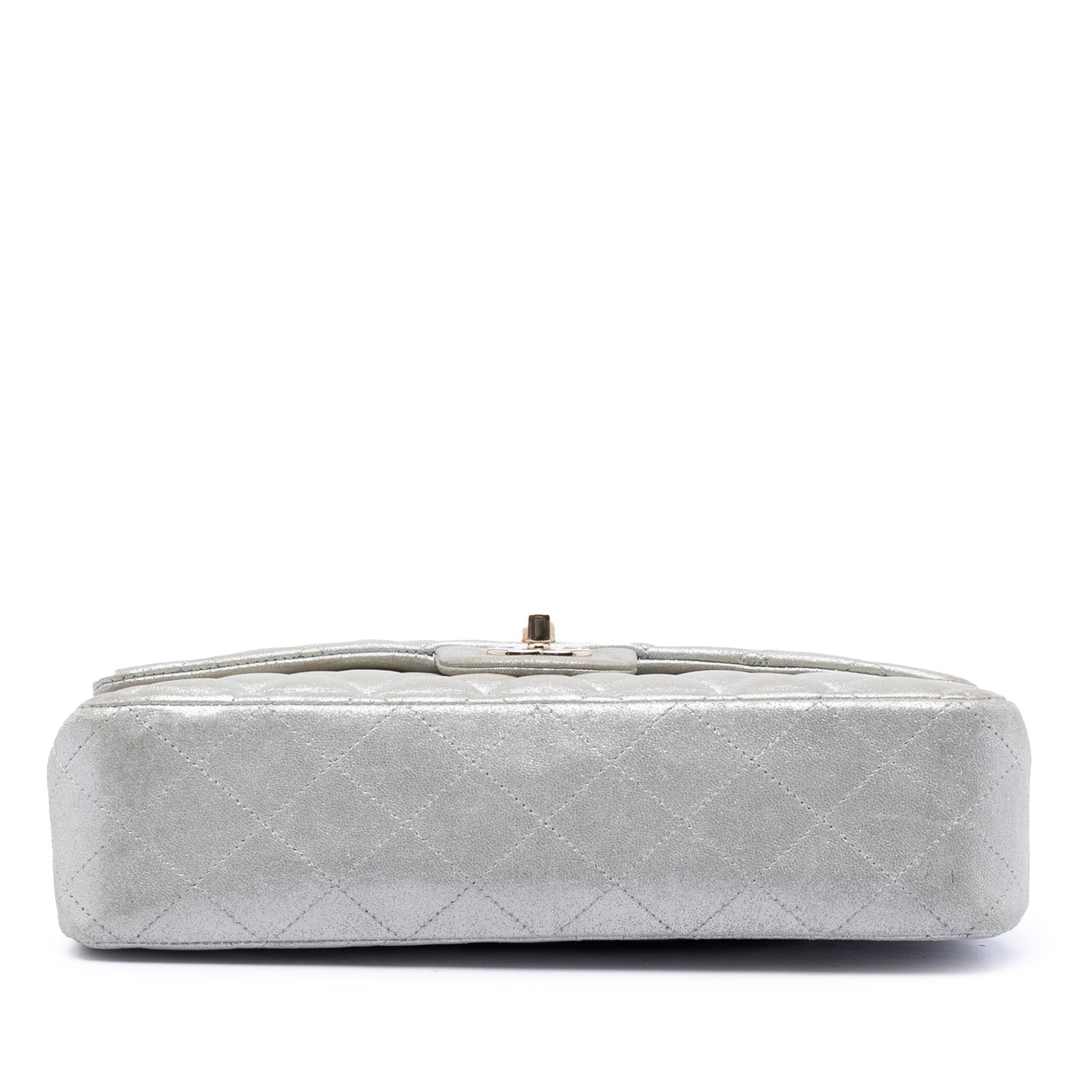 Chanel Medium Classic Iridescent Lambskin Double Flap