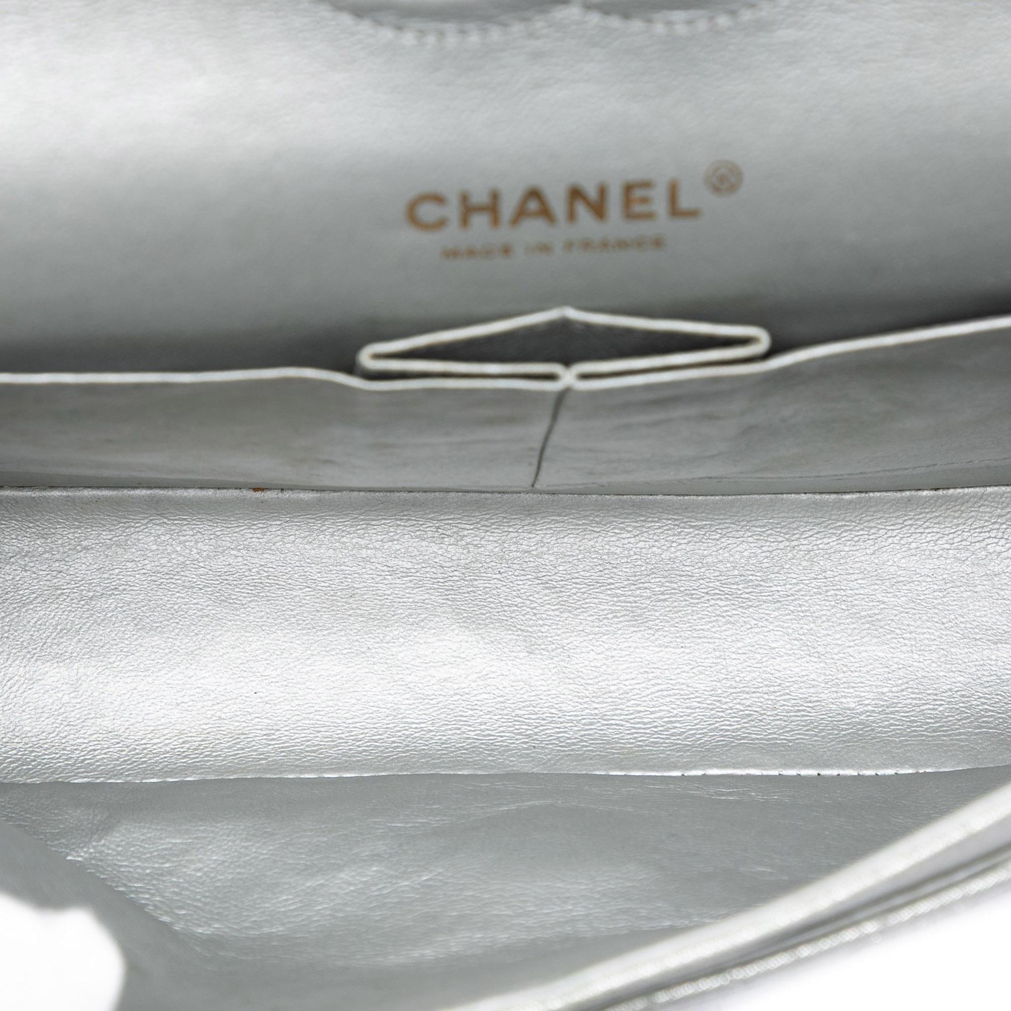 Chanel Medium Classic Iridescent Lambskin Double Flap