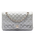 Chanel Medium Classic Iridescent Lambskin Double Flap