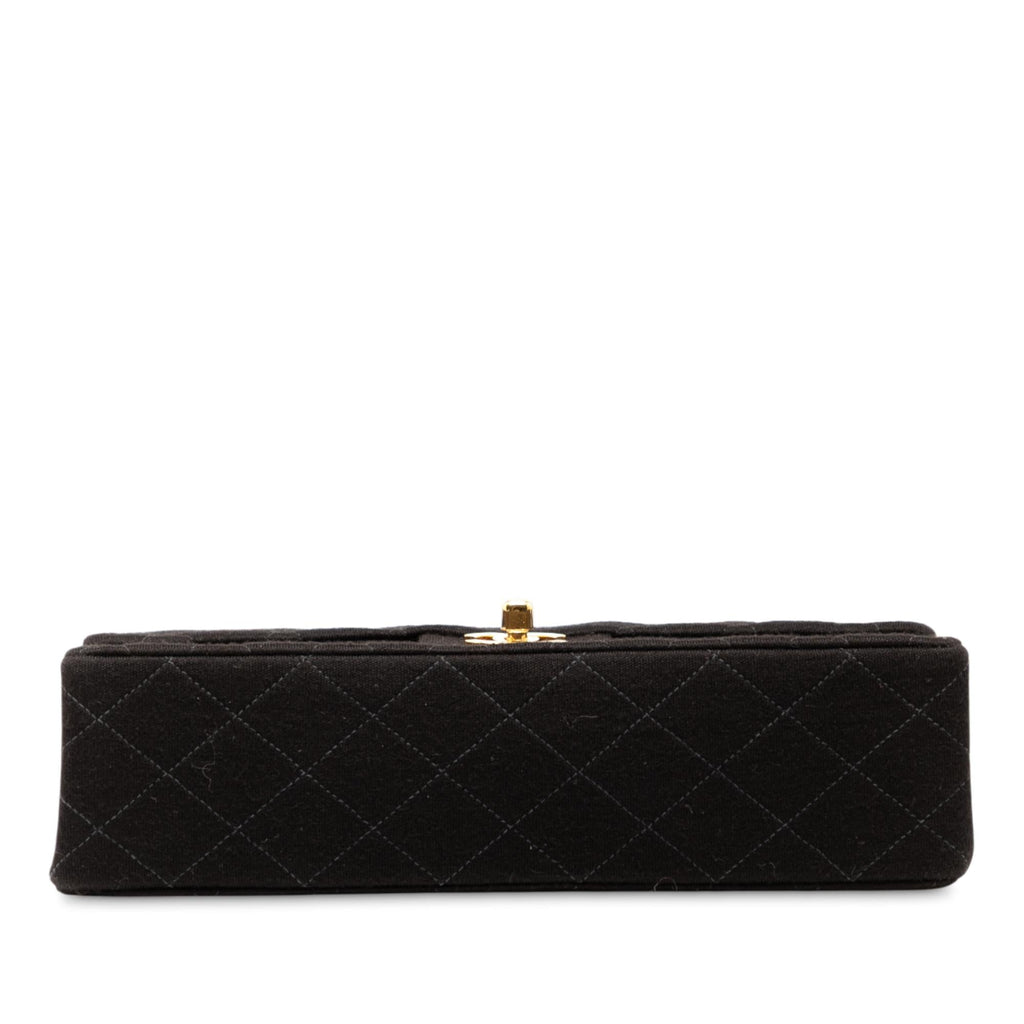 Chanel Medium Classic Jersey Bijoux Chain Double Flap