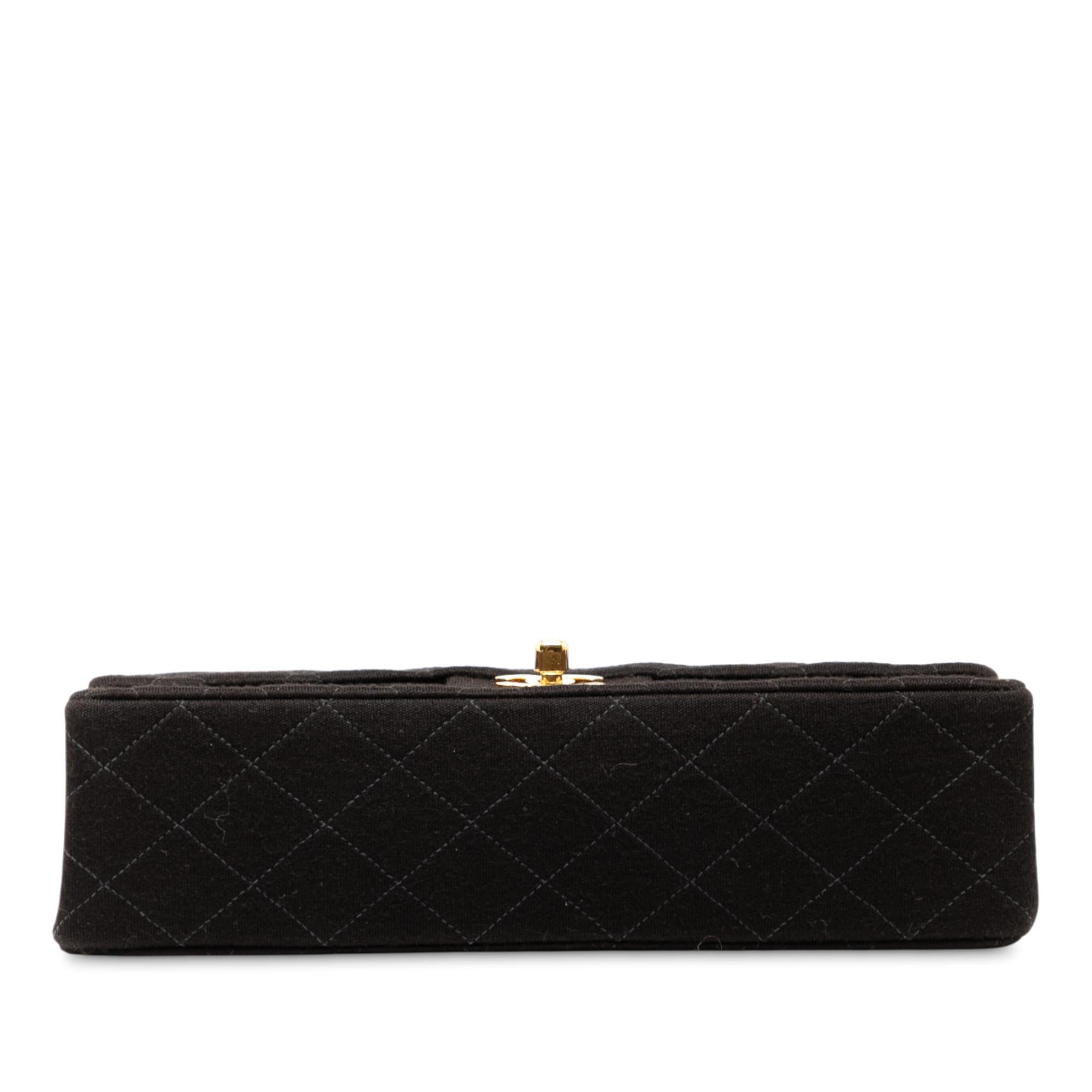 Chanel Medium Classic Jersey Bijoux Chain Double Flap