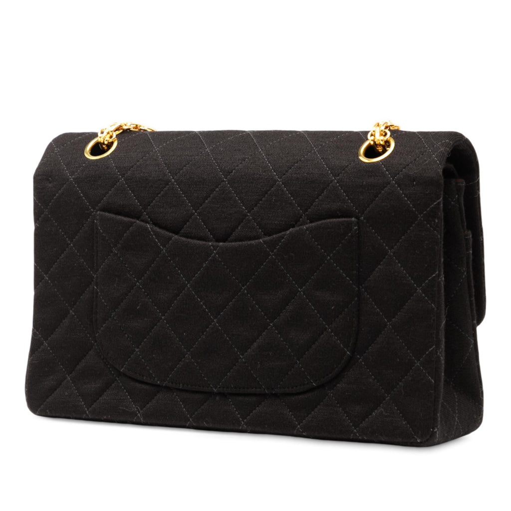 Chanel Medium Classic Jersey Bijoux Chain Double Flap