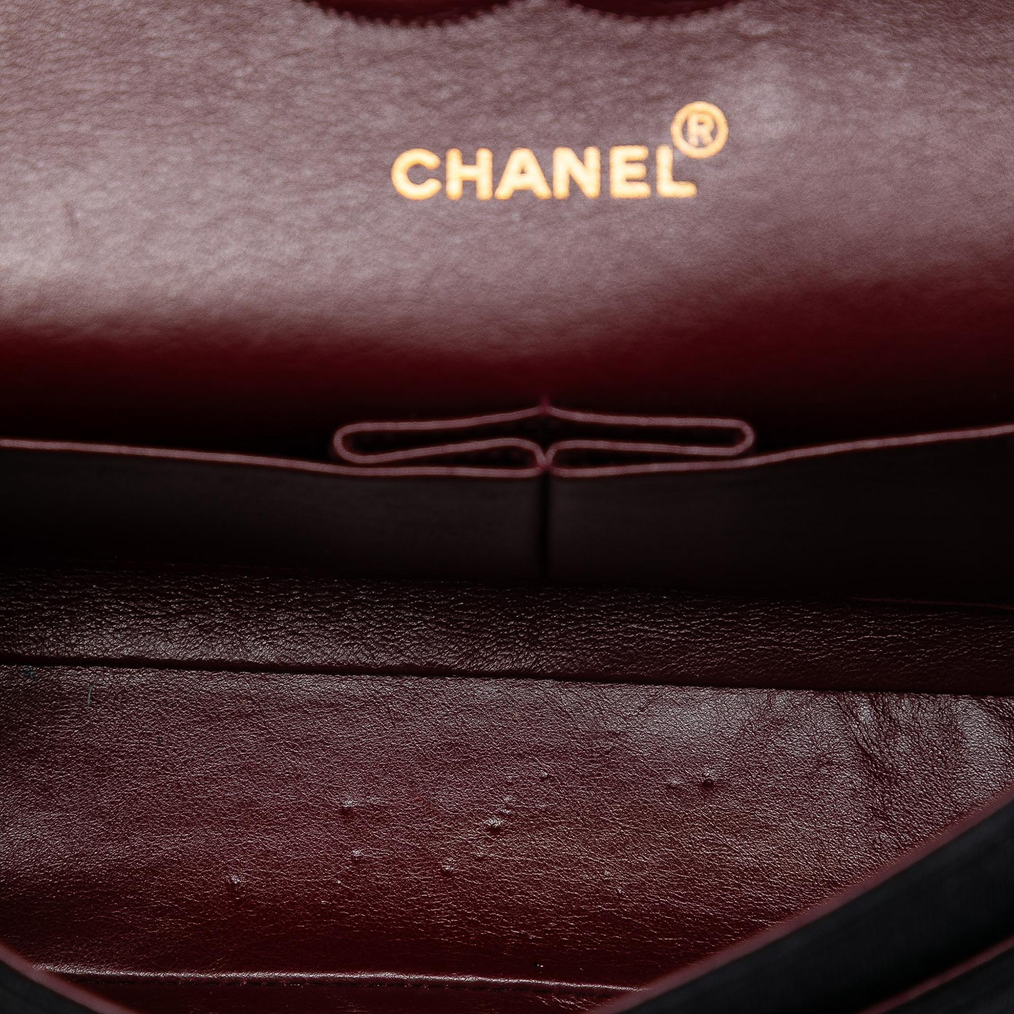 Chanel Medium Classic Jersey Bijoux Chain Double Flap