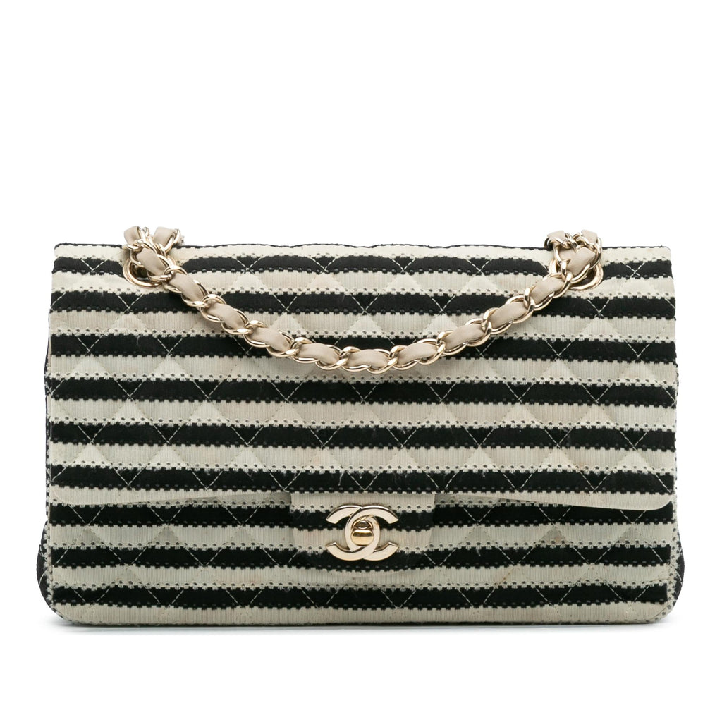 Chanel Medium Classic Jersey Coco Sailor Double Flap